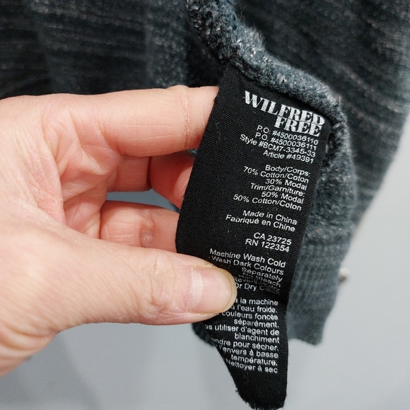 Aritzia Wilfred Free Rousseau Cardigan Sweater Zip Large - Picture 5 of 6